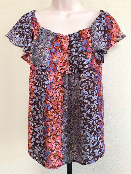 Maeve Anthropologie NEW Size Medium Floral Top