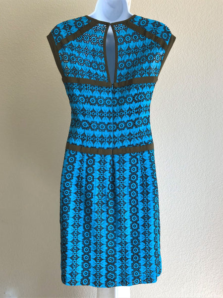 Nanette Lepore Size 2 Castille Blue Lace Dress