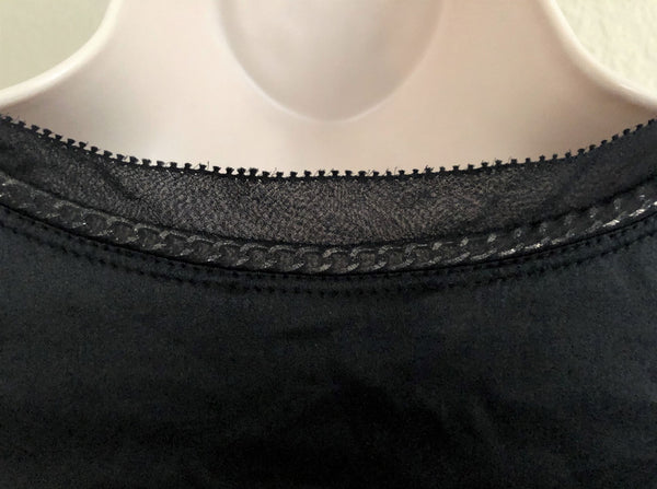 Theory SMALL Carmelita - NEW - Silk Chain Trim Tank