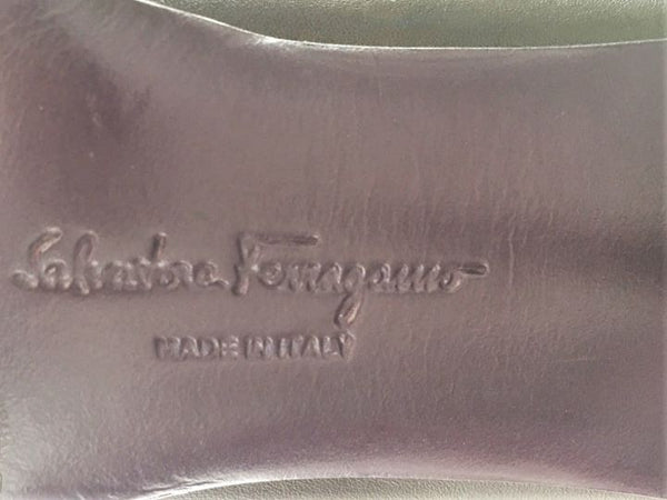 Salvatore Ferragamo Authentic Size 6 Olive Pumps - CLEARANCE