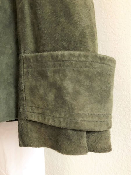 Saguaro Size XS Green Suede Jacket - CLEARANCE