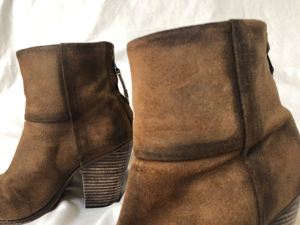 Rag & Bone Newbury Size 6 Brown Suede Booties