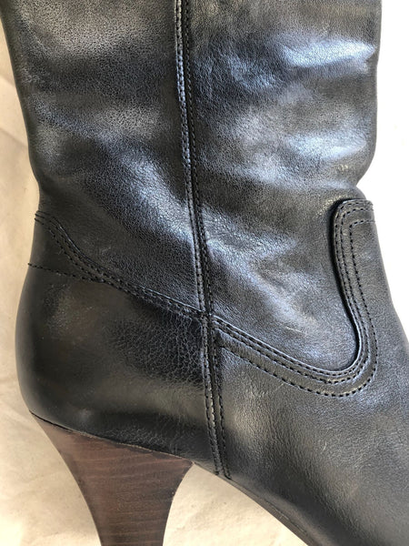 Frye Size 5.5 Dannika Campus Black Boots
