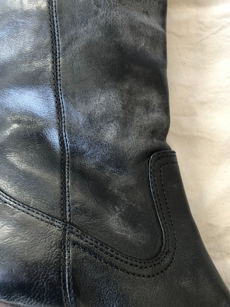 Frye Size 5.5 Dannika Campus Black Boots