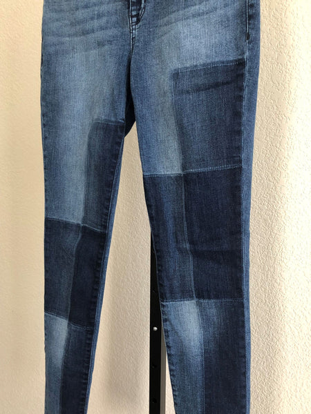 William Rast Size 0 Perfect Skinny Patchwork Jeans - CLEARANCE