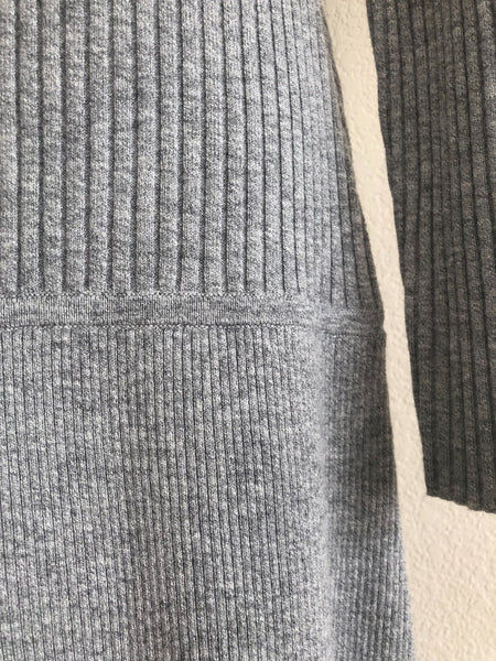 Sundance SMALL Gray Merino Wool Knit Dress