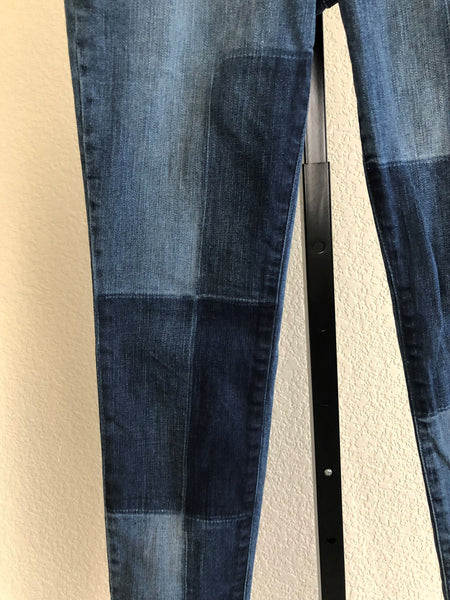 William Rast Size 0 Perfect Skinny Patchwork Jeans