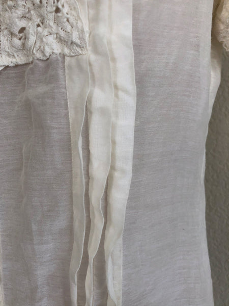 Joie Size XS Cream Lace Detail Top