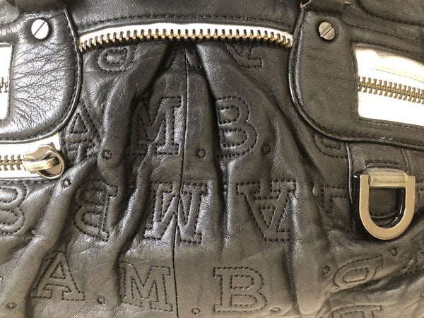 L.A.M.B. Black Leather Hand Bag