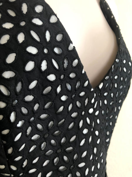 Derek Lam Size 10 Eyelet Lace Top