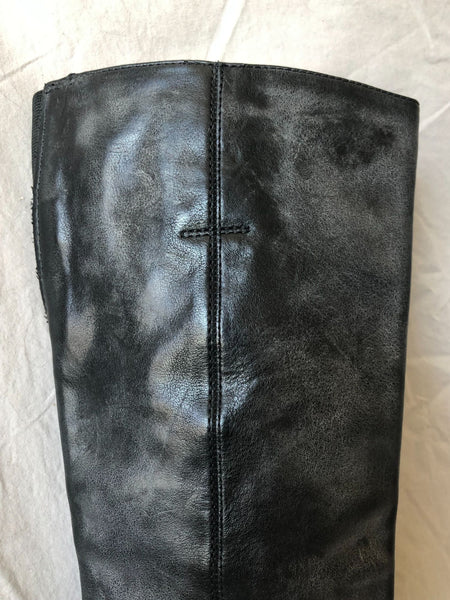 Frye Size 5.5 Dannika Campus Black Boots
