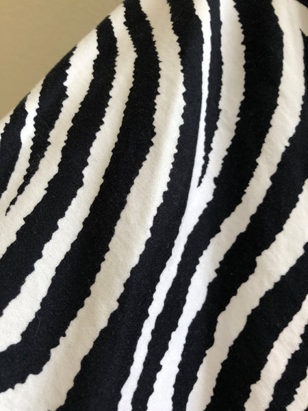 Milly Size 10 Sleeveless Zebra Print Dress