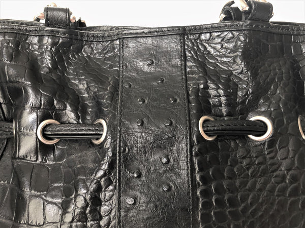 Isabella Adams Black Leather Bag