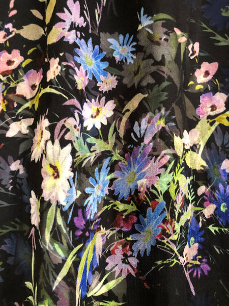 Parker NEW MEDIUM Nicole Silk Floral Dress