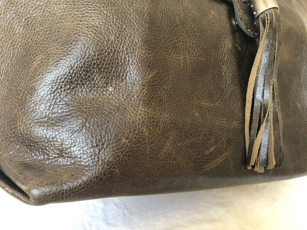 Carla Mancini Brown Leather Tote - CLEARANCE