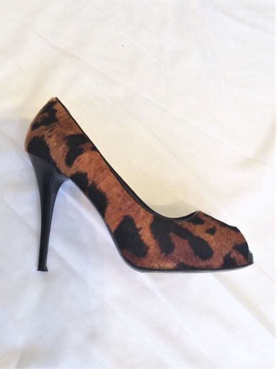 Giuseppe Zanotti Size 7.5 Leopard Pumps - CLEARANCE