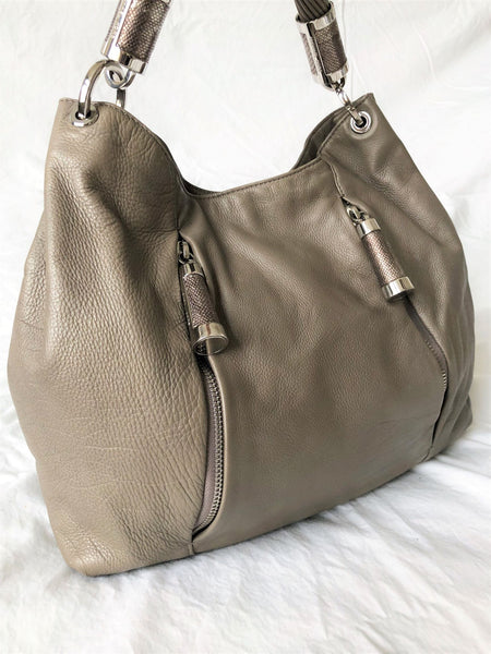 Michael Kors Collection Tonne Taupe Shoulder Bag - $995 RETAIL