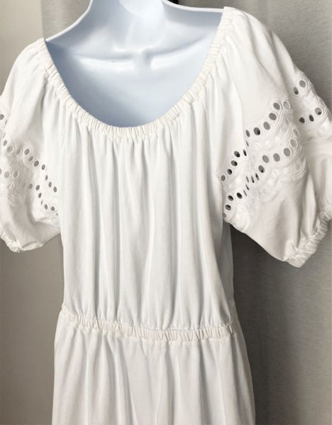 Kate Spade LARGE White Cotton Eyelet Dress