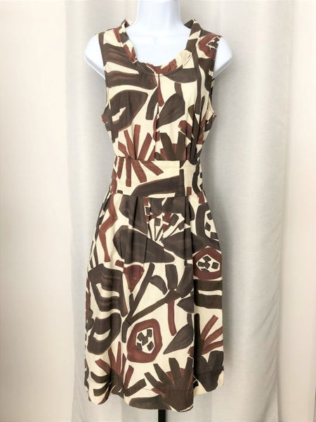 MaxMara Weekend LARGE Brown African Dress