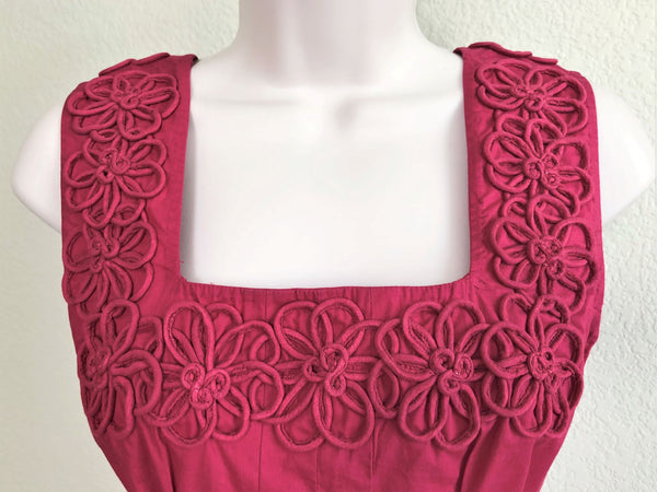 Yoana Baraschi Anthropologie NEW Size 2 Magenta Top