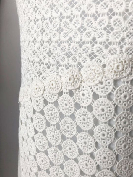 Yoana Baraschi Size 6 White Lace Dress