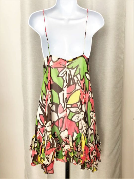 Milly Size 12 Silk Floral Sundress