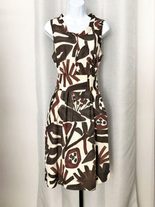 MaxMara Weekend LARGE Brown African Dress