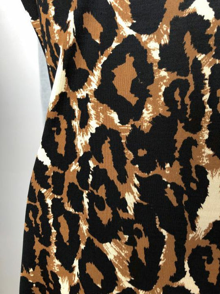 Diane von Furstenberg Size 8 Zeke Silk Leopard Dress - CLEARANCE