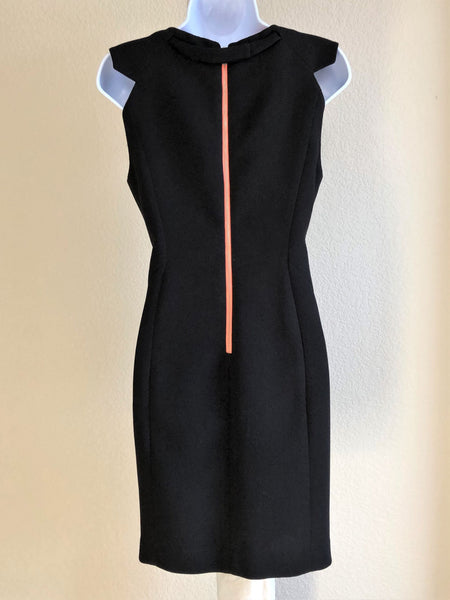 McGinn Anthropologie Size 6 Black Rhinestone Dress