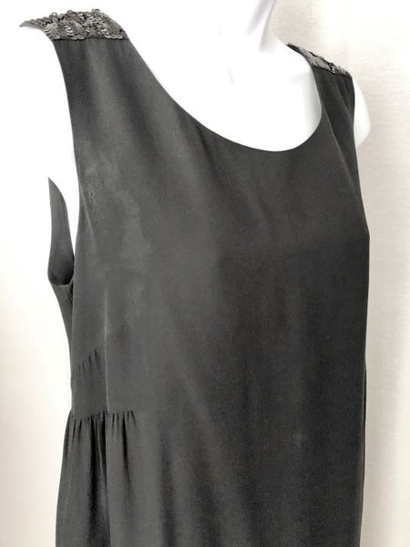 See by Chloe Size 6 Black Silk Sequin Dress - $500 RETAIL