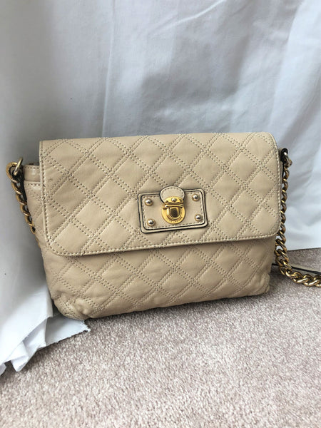 Marc Jacobs Vintage Cream Quilted Leather Bag