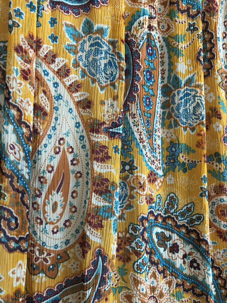 Sundance LARGE Giverny Paisley Silk Top - CLEARANCE