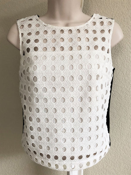 Bailey44 Size XS White Circles Tank Top