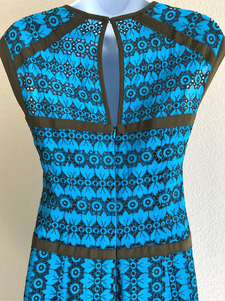 Nanette Lepore Size 2 Castille Blue Lace Dress