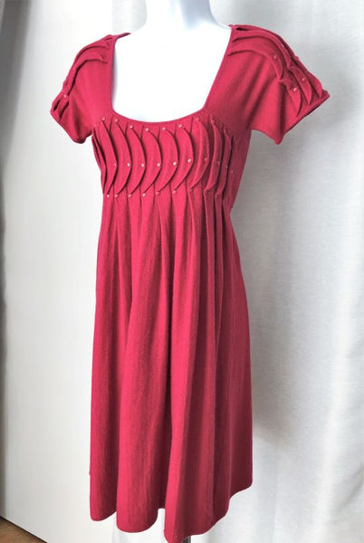 Catherine Malandrino XS Petite Red Knit Dress