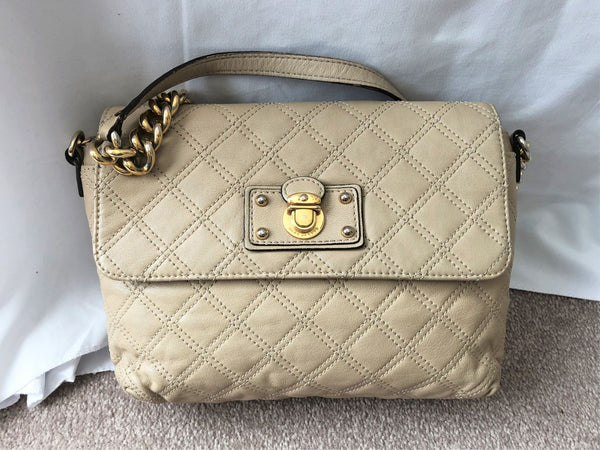 Marc Jacobs Vintage Cream Quilted Leather Bag