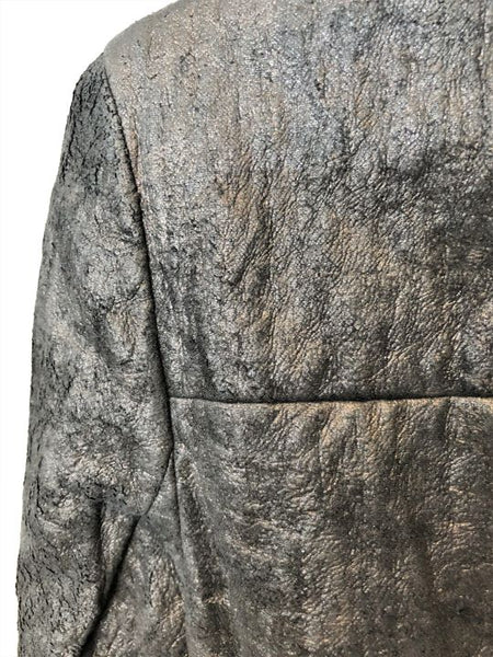 J Brand Size 2 Charcoal Metallic Blazer - CLEARANCE