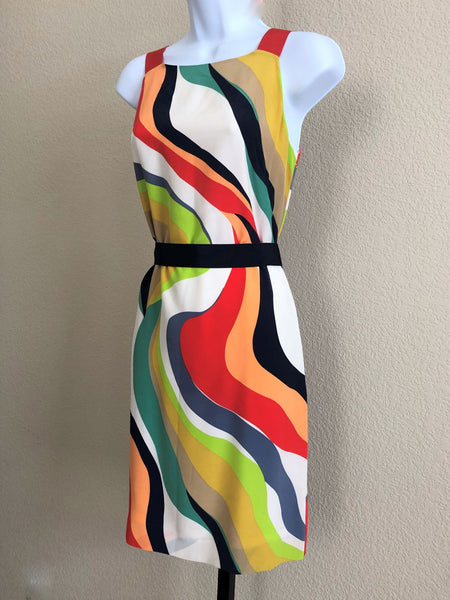 Beth Bowley Anthropologie Size 2 Silk Swirl Dress