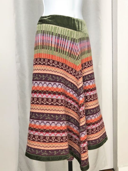 ETRO Authentic SMALL Knit Boho Print Skirt