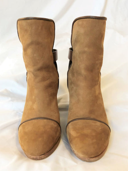 Rag & Bone Size 5 Kinsey Tan Suede Boots