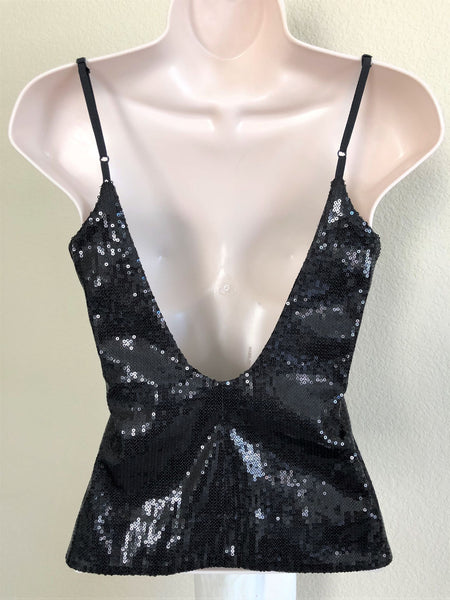 RtA Size XXS Malta - NEW - Black Sequin Tank