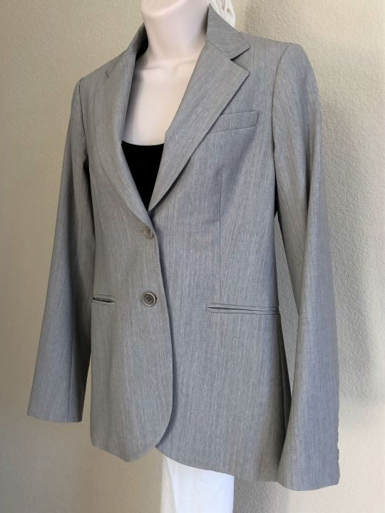 Theory Size 4 Rory Gray Wool Blazer