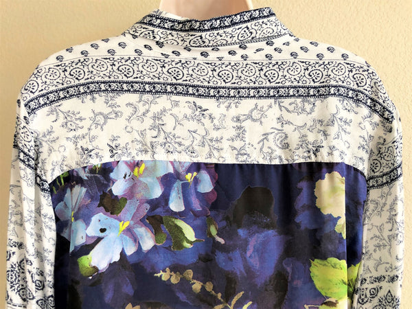 Aratta Silent Journey LARGE Mixed Print Floral Top