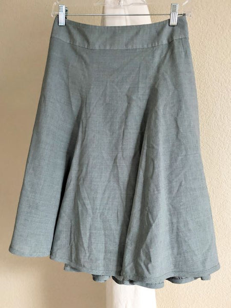 AKRIS Punto Size 10 Blue Swing Skirt