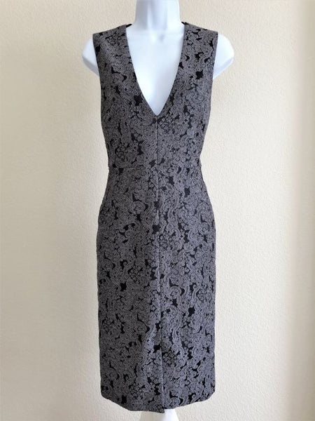 Alice + Olivia NEW Size 8 Baylee Gray Lace Dress