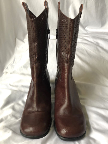 John Fluevog Size 7 Friends Rona Brown Boots