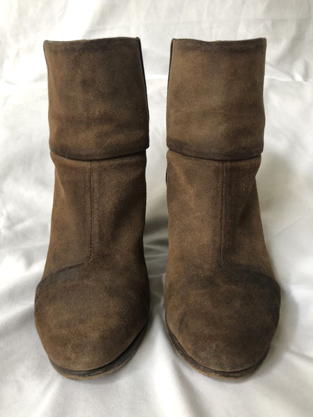 Rag & Bone Newbury Size 6 Brown Suede Booties