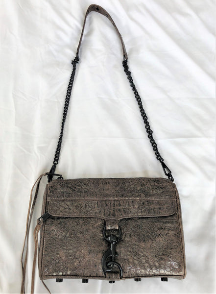 Rebecca Minkoff Large MAC Brown Cross Body