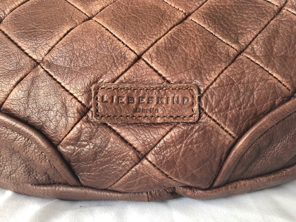 Liebeskind Brown Leather Quilted Hobo