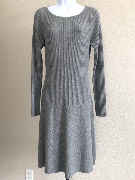 Sundance SMALL Gray Merino Wool Knit Dress